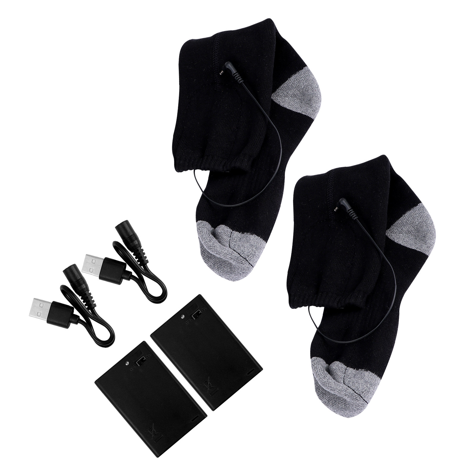 Thermal Sock Winter - 1Set Heated Socks USB Electric Thermal