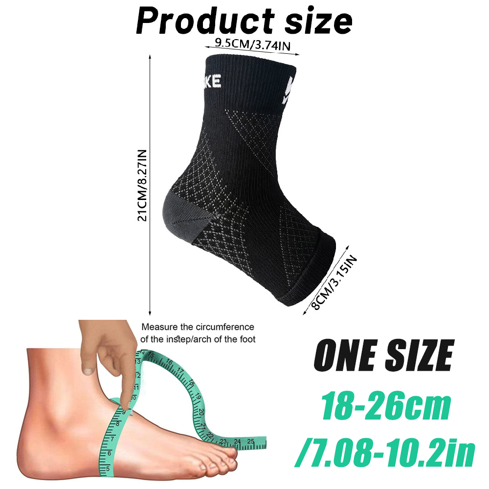 1Pair Foot & Ankle Brace Socks - Ankle Brace Sock recension och pris