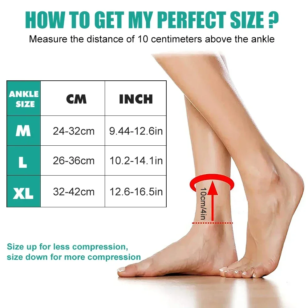 1Pcs Ankle Brace Compression S - Ankle Brace Sock recension och pris