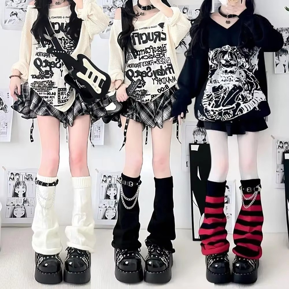 Japanese Style Harajuku Knit L - Boot Sock Slouchy recension och pris
