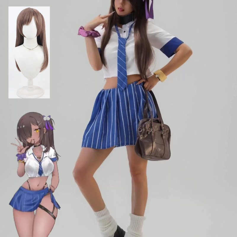 Naga Cosplay Costume JK Unifor - Knee High Sock Women recension och pris